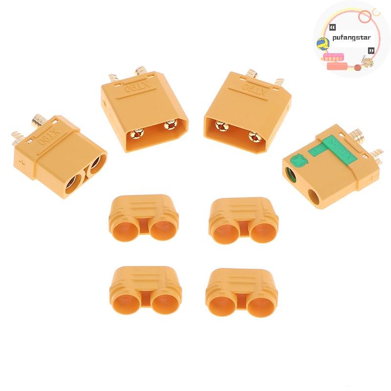 Pufangstar XT90 Connector Anti-Spark ชายหญิง Connector พร้อมที่อยู่อาศัย TH
