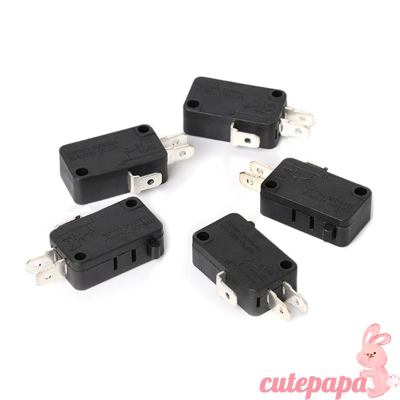 Cutep 5 ชิ้น 16A 250VAC 0 3A 250VAC สวิตช์ Srew Connector Actuator Limit Micro Switch