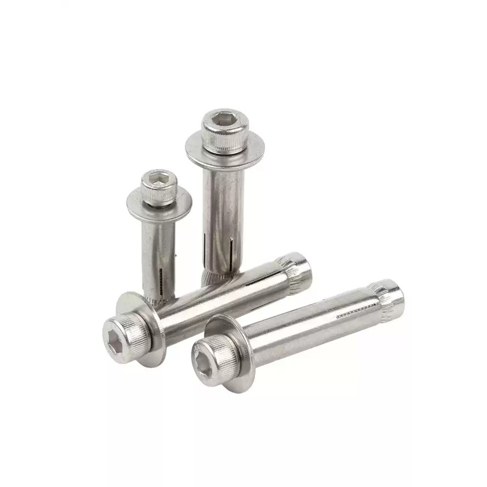 304 สแตนเลสสตีลหัวถ้วยหกเหลี่ยมซ็อกเก็ตขยาย Bolt M6/M8/M10/M12 * L40-150mm (ML0-TH)