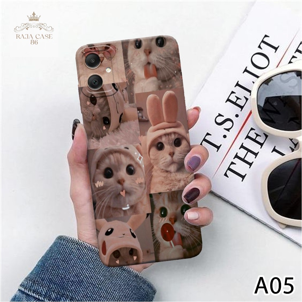 HP Softcase Samsung Galaxy A05 - RAJACASE - Casing Samsung A05 - Motif case AESTHETIC - Samsung A05 