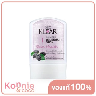 DEOKLEAR Skin Health Mineral Deodorant Stick 60g ดีโอเคลียร์ โรลออนสารส้มธรรมชาติ.