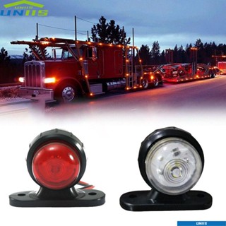 Uniis ไฟหรี่ Led DC 12V 24V กันน้ํา สีแดง ขาว แดง เหลือง สําหรับรถบรรทุก 2 ชิ้น