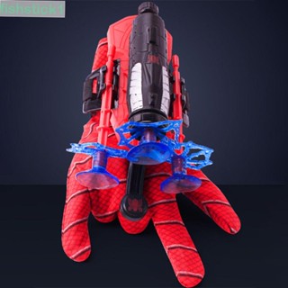 Fishstick1 ถุงมือคอสเพลย์ Spiderman ของขวัญปีใหม่ ของเล่นตลก สําหรับเด็ก