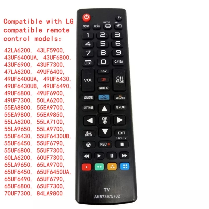 UsedFor ใช้สําหรับ LG LED TV HDTV AKB รีโมทคอนโทรลเติม AKB 42ld550, 46ld550, 32ld550, 47ld650, 32ld5