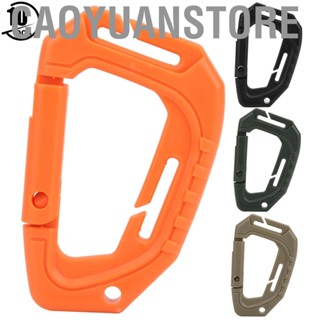 Caoyuanstore D Shape Carabiner  Rock Climbing Plastic for Hammocks Stream Descent Outdoor