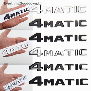 Ever สติกเกอร์ ABS ลายโลโก้ตัวอักษร 3D สําหรับติดตกแต่งรถยนต์ 4MATIC 1 ชุด