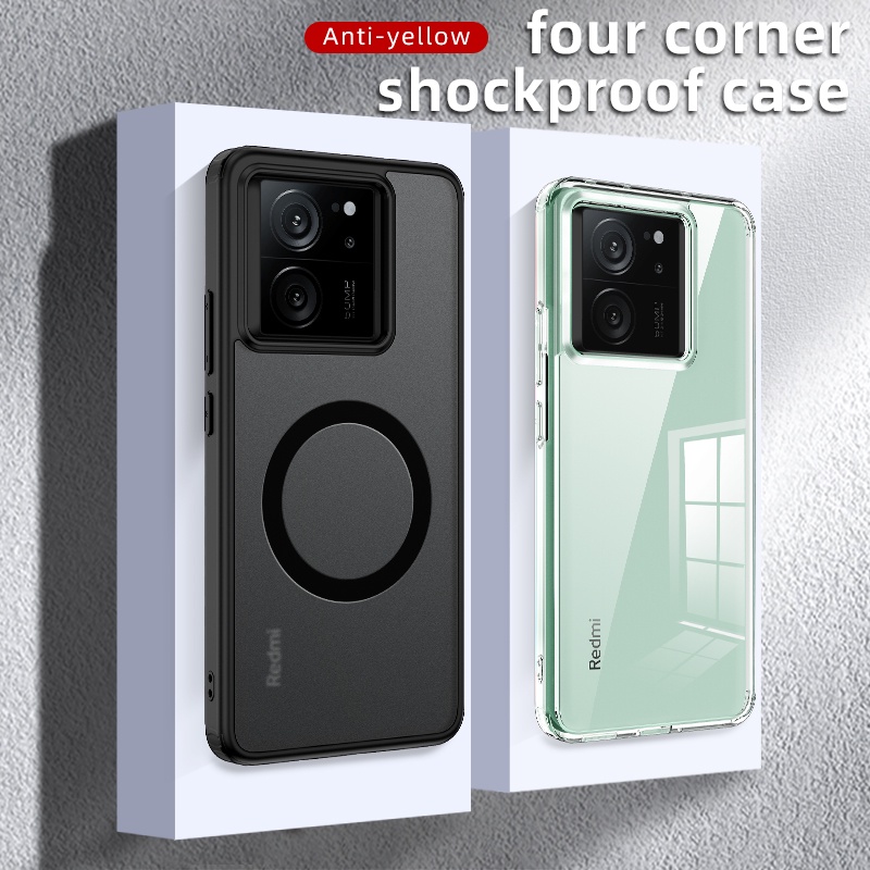 เคสโทรศัพท์มือถือ PC แข็ง เนื้อแมตต์ คริสตัลใส คริสตัล คุณภาพสูง สําหรับ Xiaomi Redmi K60 Ultra Mi 13T Pro 13T