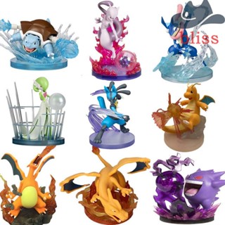 Bliss โมเดลฟิกเกอร์ PVC รูปโปเกม่อน Greninja Umbreon Pikachu GK Gengar Espeon ของเล่น สําหรับเก็บสะสม