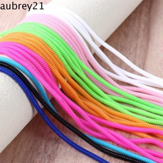 Aubrey1 ตัวถนอมสายชาร์จ สายหูฟัง สีพื้น สําหรับโทรศัพท์มือถือ