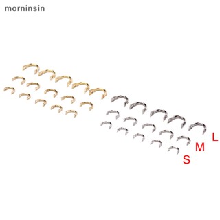 ของเล่นสปินเนอร์ Morn Spinner Clevises หมุนง่าย #3 นิกเกิล USA MADE Clevis EN 50 ชิ้น/แพ็ค