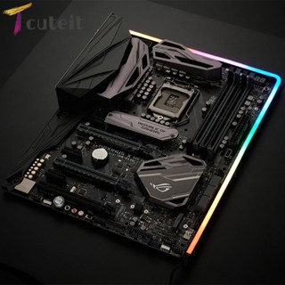 Tcuteit PHANTEKS M5 3-Pin Gorgeous เมนบอร์ด สายไฟ RGB 550 มม. สําหรับคอมพิวเตอร์