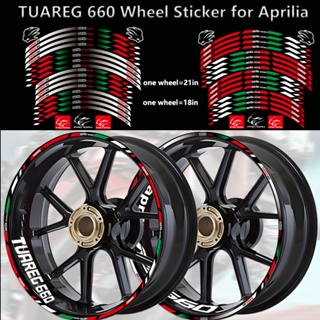 สติกเกอร์สะท้อนแสง 660 องศา สําหรับติดขอบดุมล้อสกูตเตอร์ Aprilia Tuareg 660 Tuareg660