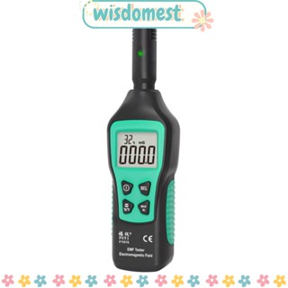 Wisdomest เครื่องตรวจจับรังสีแม่เหล็กไฟฟ้า EMF วัดไขมัน และรังสีสีเขียว สําหรับกลางแจ้ง