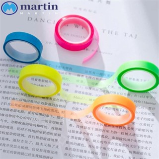 Martin เทปกาวเรืองแสง PET 5 เมตร 5 สี สําหรับเครื่องเขียน โรงเรียน