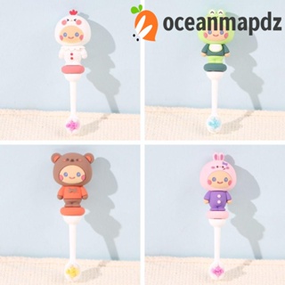 Oceanmapdz การ์ตูนเด็กฟันแปรง, ขนแปรงนุ่มสัตว์ขนแปรงนุ่มแปรงสีฟัน, ความปลอดภัยป้องกันการสไลด์จับอาหารน่ารักเกรดปากแปรงทําความสะอาดช่องปากสุขอนามัยในช่องปาก