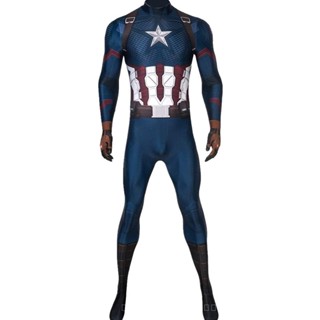 [0717]JHLQ-COS-M Halloween Costume Captain America Adult Men One-Piece Marvel Movie Hero Tights Cosplay Clothes Suit Comic Play Man Animation Gift Comic  cosplay  man  Animation  G