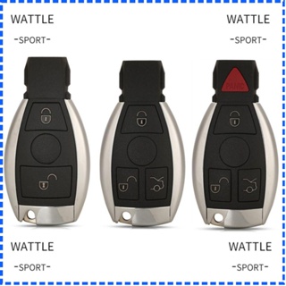 Wattle กุญแจรีโมตรถยนต์ ABS BGA NEC 2 3 4 ปุ่ม อุปกรณ์เสริม สําหรับ Benz W203 W204 W205 W210 W211 W212 W221 W222