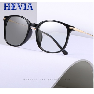 Hevia ใหม่ แว่นตากันแดด เลนส์โครเมี่ยม ป้องกันแสงสีฟ้า ป้องกันรังสีอัลตราไวโอเลต สไตล์เรโทร สําหรับทุกเพศ FL057