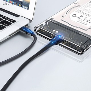 Ziyunshan เคสฮาร์ดดิสก์ SSD SATA3 เป็น USB 3.1 Type-C HDD 2.5 นิ้ว 2.5 นิ้ว