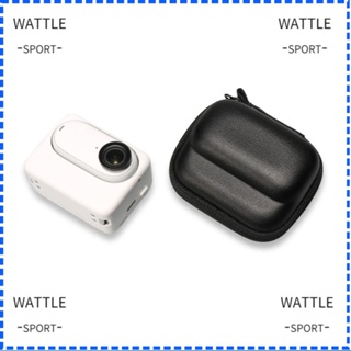 Wattle กระเป๋าเก็บกล้อง กันกระแทก ขนาดเล็ก แบบพกพา อุปกรณ์เสริม สําหรับ Insta360 GO 3