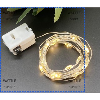 Wattle โคมไฟ LED ลวดทองแดง รูปคริสต์มาส สําหรับตกแต่งหน้าต่างห้องนอน