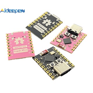 Aideepen ESP32-C3 SuperMini บอร์ดพัฒนาบลูทูธ WiFi 32-bit RISC-V UART I2C SPI M