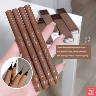 Gege Bear UltraFine Liquid Eyeliner ปากกากันน้ำ QuickDrying NonSmudging Soft Brush Tip แปรงนุ่ม ultrafine ปากกาอายไลเนอร์ชนิดน้ำกันน้ำกันเหงื่อ ,Beauty Frenzy