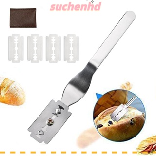 Suchenhd เครื่องมือสเตนเลส สําหรับตัดแป้งโดว์ ขนมปัง