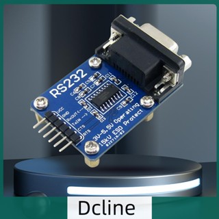 [Dcline.th] บอร์ดโมดูลแปลง RS232 SP3232 3V-5.5V DB9 เป็น TTL ESD SP3232