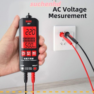 Suchenhd มัลติมิเตอร์ดิจิทัล ความแม่นยําสูง ช่วงคู่ โอห์ม Hz NCV มิเตอร์ ไม่สัมผัส ปากกาไฟฟ้า