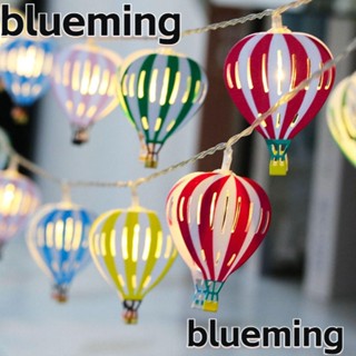 Blueming2 สายไฟหิ่งห้อย LED 10 ดวง รูปลูกโป่ง หลากสีสัน สําหรับแขวนตกแต่งคริสต์มาส