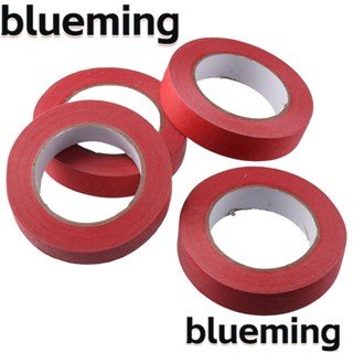 Blueming2 เทปกระดาษกาว สีแดง 1 นิ้ว x 55 หลา 10 แพ็ค