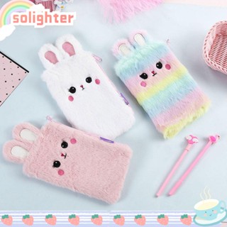 Solighter กระเป๋าดินสอ รูปหูกระต่าย สําหรับนักเรียน