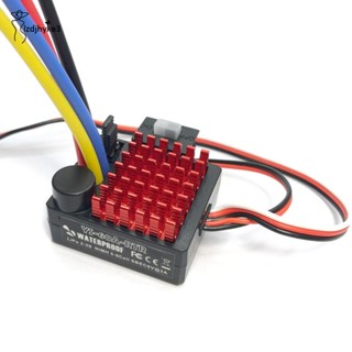 [lzdjhyke3] อะไหล่รถไต่หินบังคับ กันน้ํา 60A ESC สําหรับ SCX10