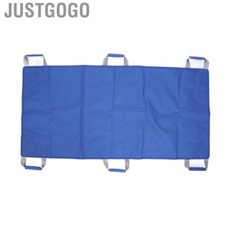 Justgogo Washable Positioning Bed Pad Reusable Transfer Sheet With 6 Handles