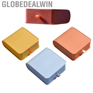 Globedealwin Small Drawer Organizer  Strong Durable Desk Storage Box PP Stackable for Office