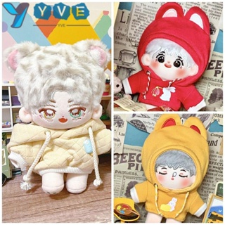 Yve เสื้อกันหนาว มีฮู้ด แฮนด์เมด สําหรับตุ๊กตา 1/12BJD 5 ซม. 10 ซม. 20 ซม.