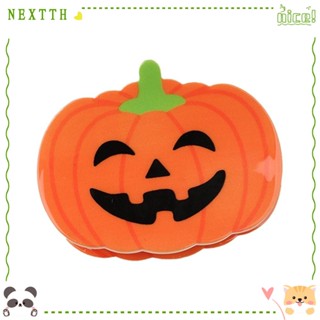 Nextth กิ๊บติดผม รูปฟักทอง ฮาโลวีน ของขวัญฮาโลวีน 2 ชิ้น