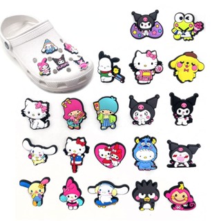 การ์ตูนกบ Gemini Jibbits สําหรับ Croc Kuromi Sanrio Jibits Charm Hello Kitty อะนิเมะ Jibitz Crocks สําหรับผู้ชาย อุปกรณ์เสริมรองเท้า จี้หมุดตกแต่ง