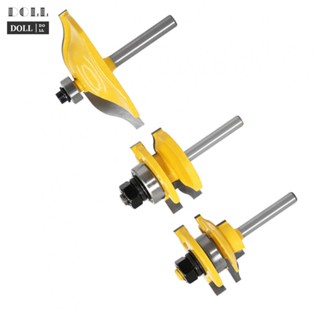 ⭐NEW ⭐3PCS 1/4Shank Rail &amp; Stile Router Bits-Matched Standard Ogee cutter Tenon Cutter