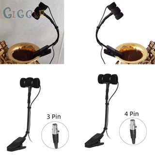 ⭐NEW ⭐Microphone 2.0-10V.DC 20-20kHz 3/4 Pin For Music Instrument Omnidirectional