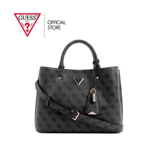 GUESS กระเป๋าสะพายผู้หญิง รุ่น SG877806 MERIDIAN GIRLFRIEND SATCHEL สีดำ