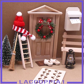 [Lacooppia1] บ้านตุ๊กตาคริสต์มาส สเกล 1:12 สําหรับตกแต่งบ้านตุ๊กตา