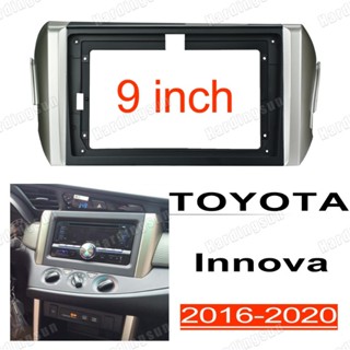 แผงเมาท์ขาตั้งวิทยุสเตอริโอ 2din 10 นิ้ว อุปกรณ์เสริม สําหรับ TOYOTA Innova 2016-2020 9 นิ้ว