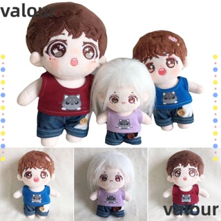 Valour เสื้อกั๊กยีน แฮนด์เมด อุปกรณ์เสริม สําหรับตุ๊กตา 1/12BJD 1 ชุด