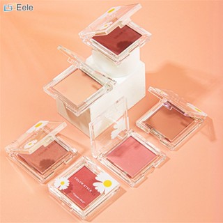 6 สีครีมธรรมชาติ Cheek Tint Blush คุณภาพสูงแต่งหน้าติดทนนาน Peachy Red Rouge เครื่องสำอางค์คุณภาพสูง Professional แต่งหน้า highlighter แก้ม Contour Tint Blusher (จัดส่งวันนี้)