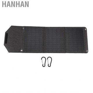 Hanhan Solar Panel 18W 18V Monocrystalline USB DC Type C Output Power Supply