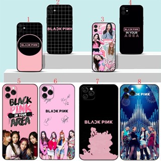 Iphone X XS 5 5s 6 6s Pplus 7 8 7 Plus 8 Plus SE 2016 H7 การ์ตูนอนิเมะ BlackPink เคสโทรศัพท์ แบบนิ่ม สีดํา