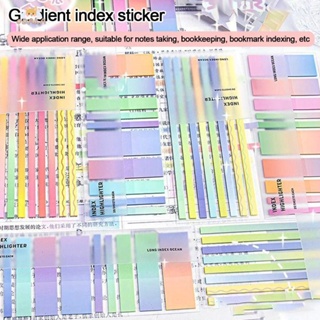 Odaka กระดาษโน้ต แบบใส หลากสี สําหรับคั่นหนังสือ เครื่องเขียน สํานักงาน
