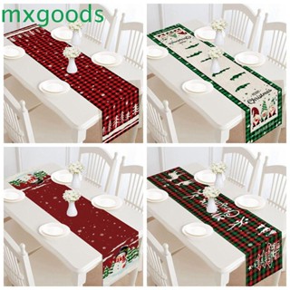 Mxgoods ผ้าปูโต๊ะ ลาย Merry Christmas สําหรับตกแต่งบ้าน ห้องครัว ร้านอาหาร